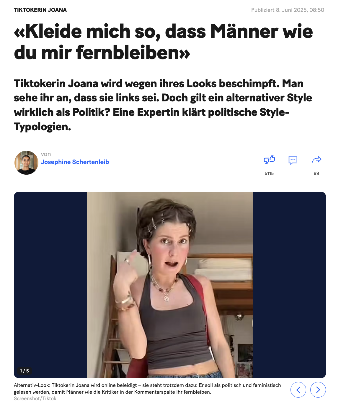 «Kleide mich so, dass Männer wie du mir fernbleiben»