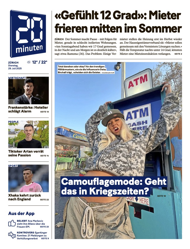 Camouflage-Trend in Kriegszeiten: Total daneben oder okay?