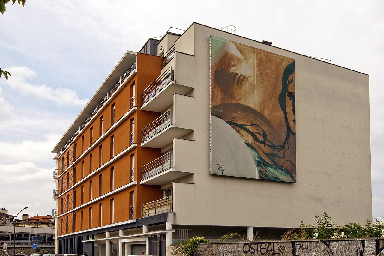 Façade de la résidence Les Estudines Vitry