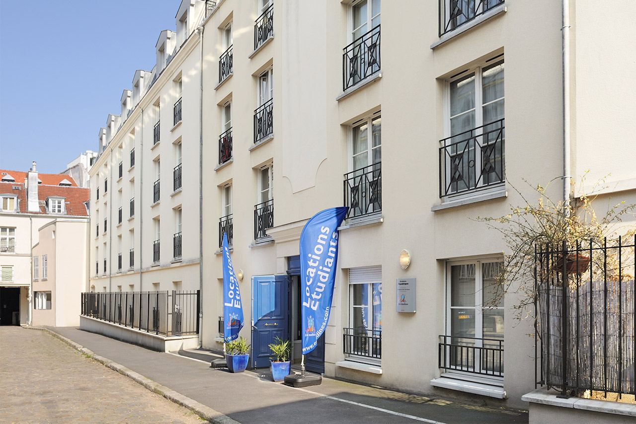 Façade de la résidence Les Estudines Paris Republique