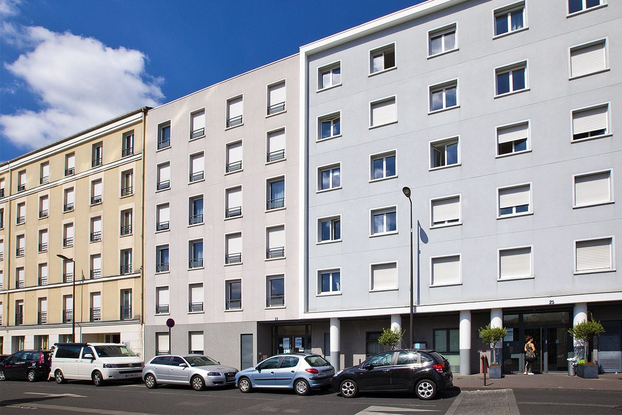 Façade de la résidence Les Estudines Vincennes Academies