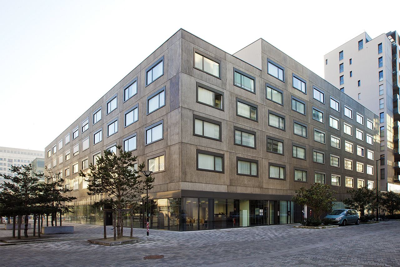 Façade de la résidence Les Estudines Nantes Tourville