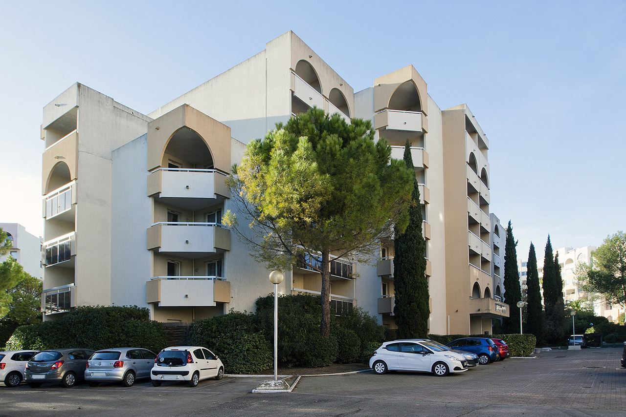 Façade de la résidence Les Estudines Montpellier Sainte-Odile