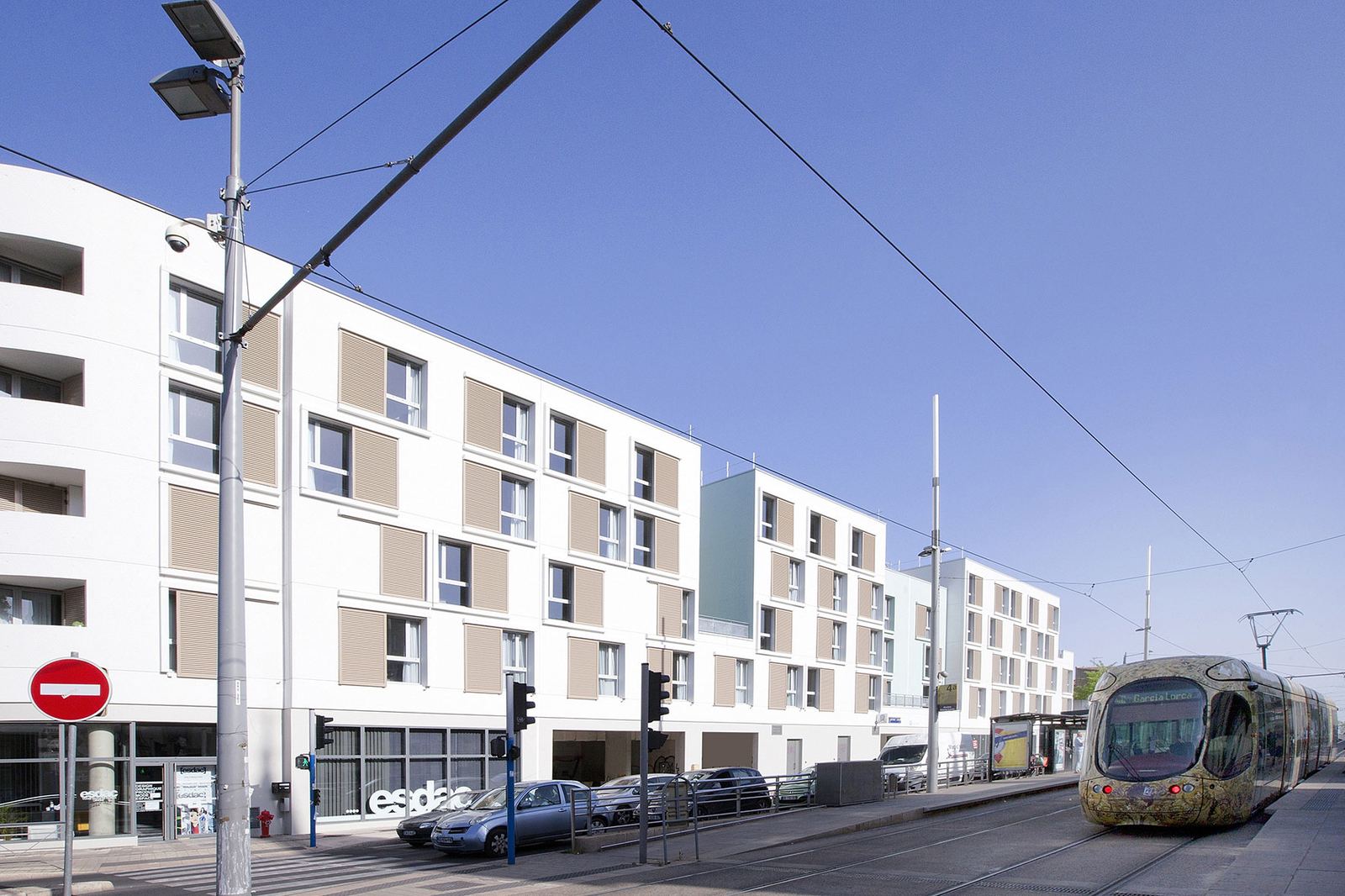 Façade de la résidence Les Estudines Montpellier Saint-Roch