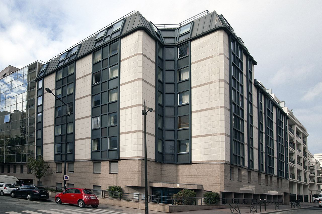 Façade de la résidence Les Estudines Levallois-Perret