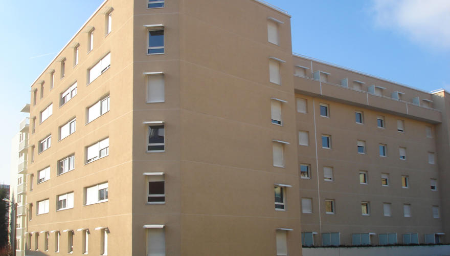 Façade de la résidence Les Estudines Saint-Étienne Jules Ferry