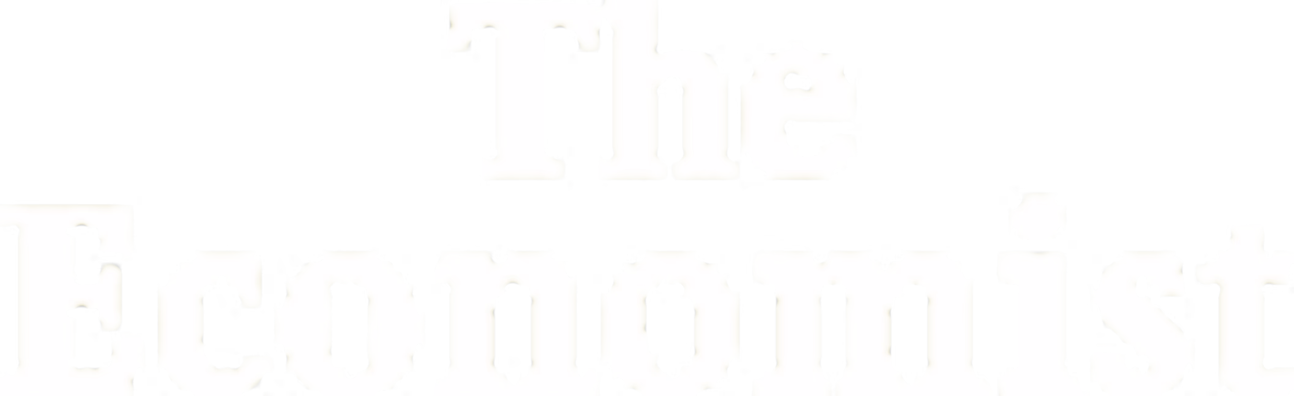 a logo of the economist