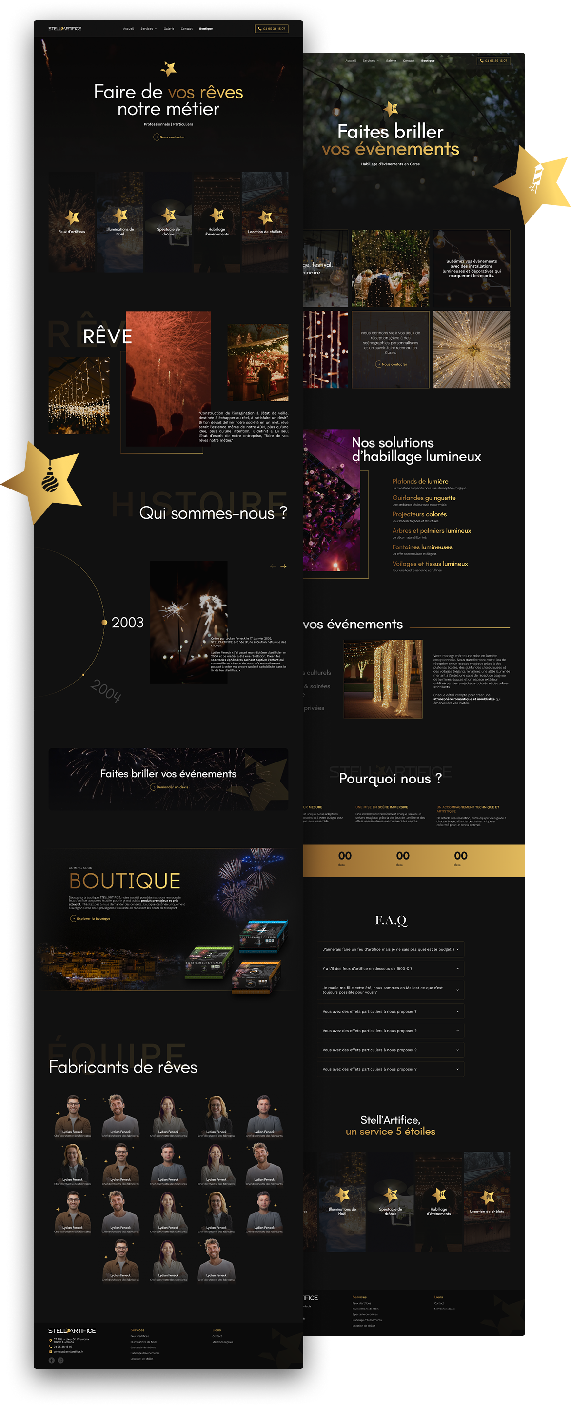 Screenshot from the website