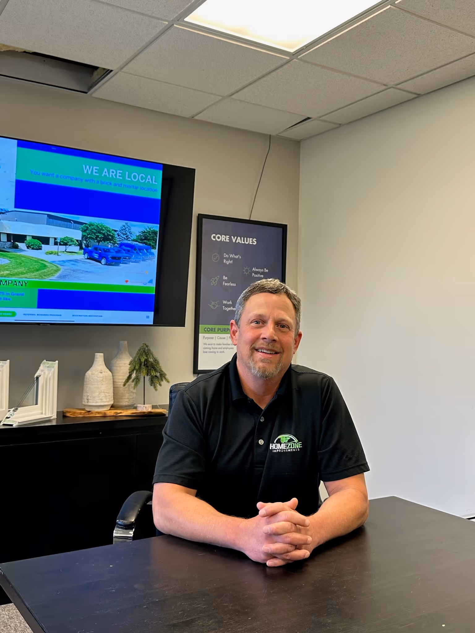 Homezone michigan representative ready to help up with window type evaluation.