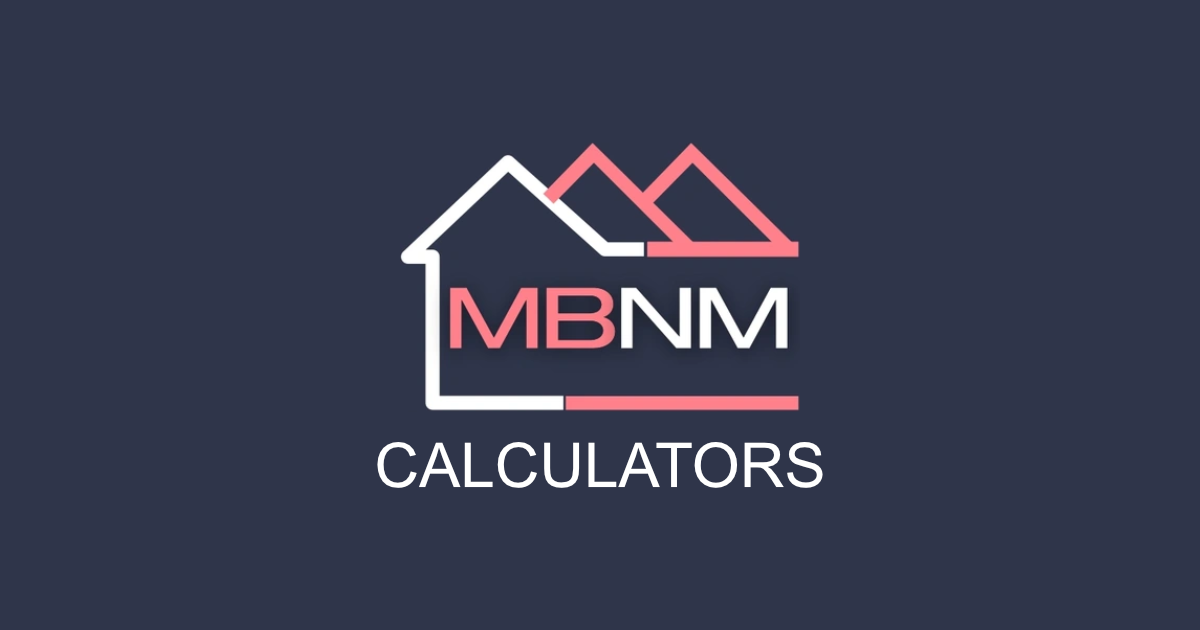 Mortgage Brokers Near Me logo with service name 'calculators' 
