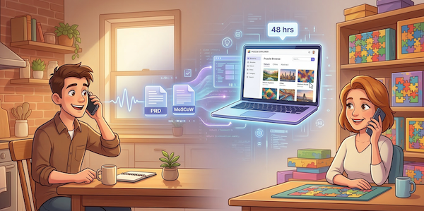 We Turned a Phone Call Into a Working Product in 48 Hours. Here's Exactly How.