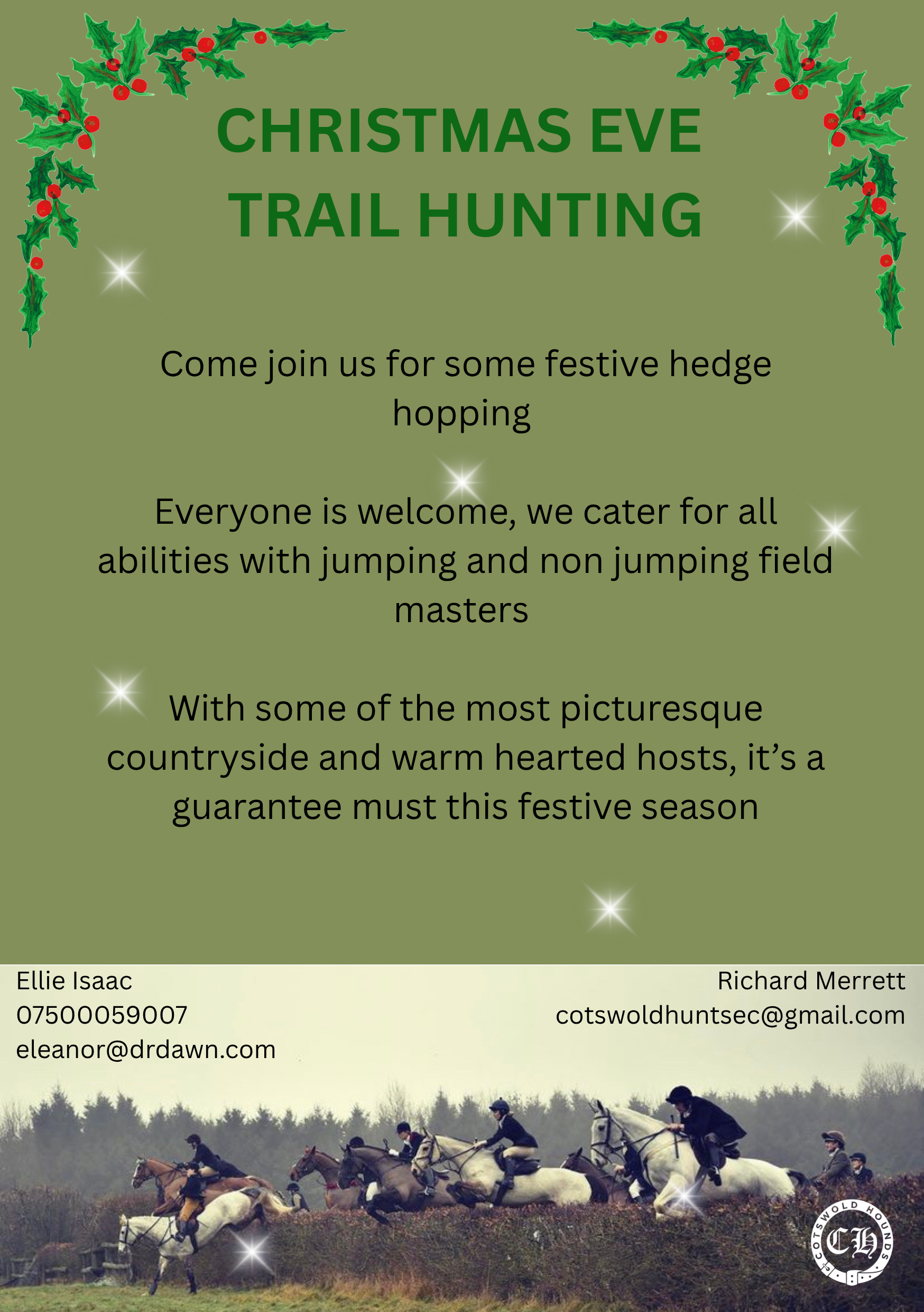 Events Flyer The Cotswold Hunt
