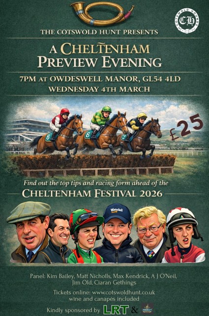 Events Flyer The Cotswold Hunt