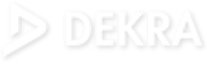 DEKRA company logo with a stylized triangular symbol to the left of the text.