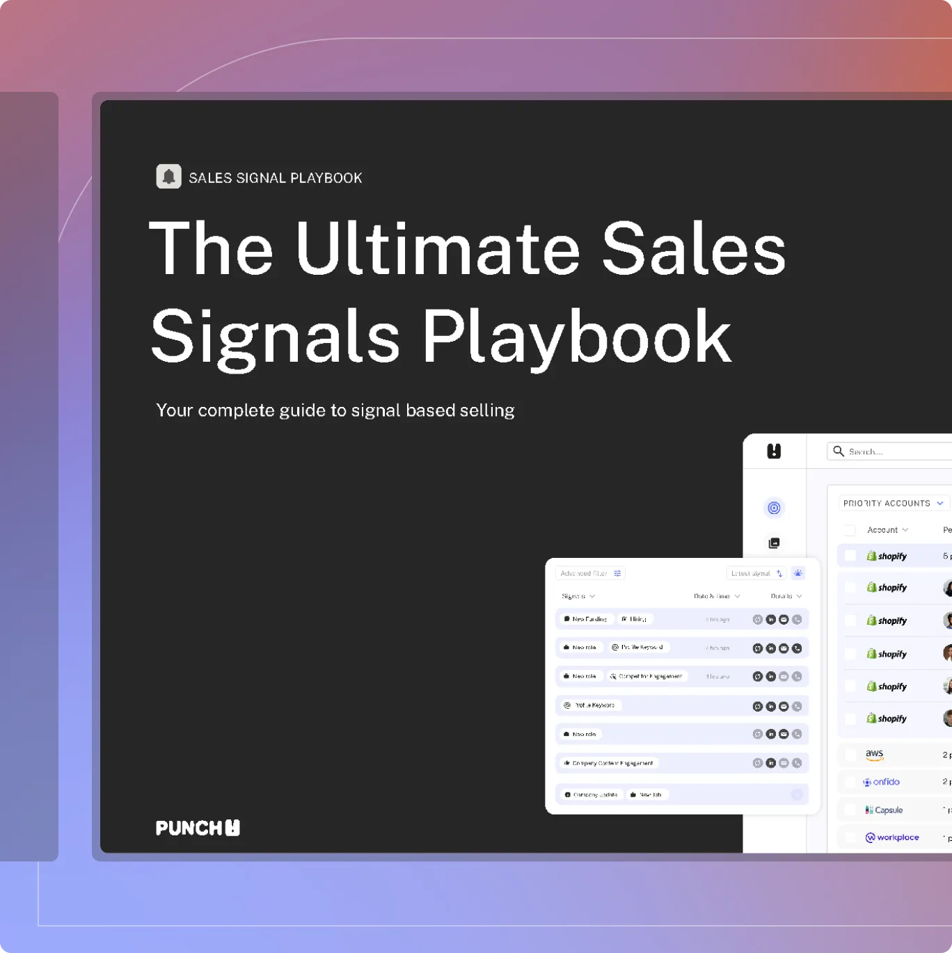 The ultimate sales signals playbooks