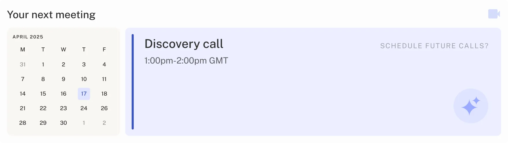 hero Image containing a calender