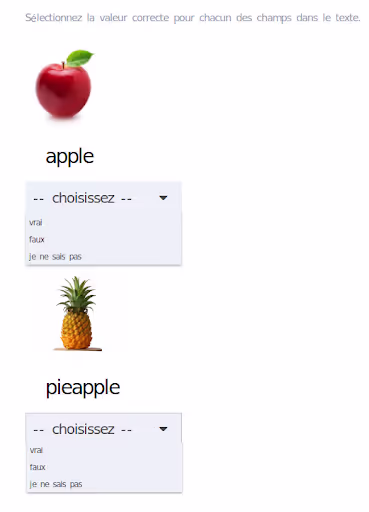 Ordre question à trou