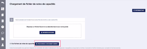 Import des notes de capacités manuelles.