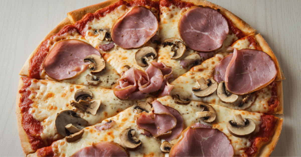 pizza jambon champignons mozzarella recette traditionnelle
