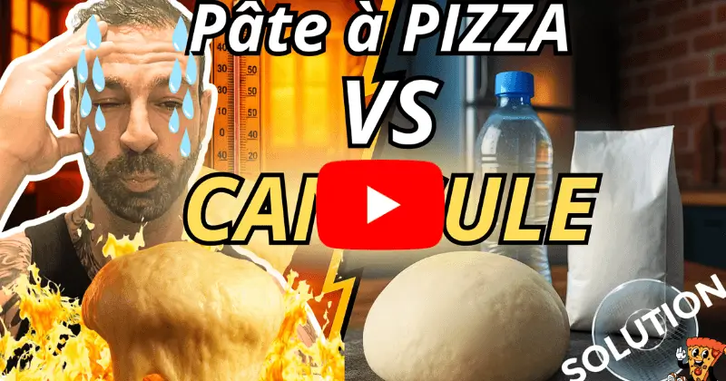 pate pizza canicule chaleur fermentation temperature pate pizza conseils pizzaiolo hydratation levure chaleur