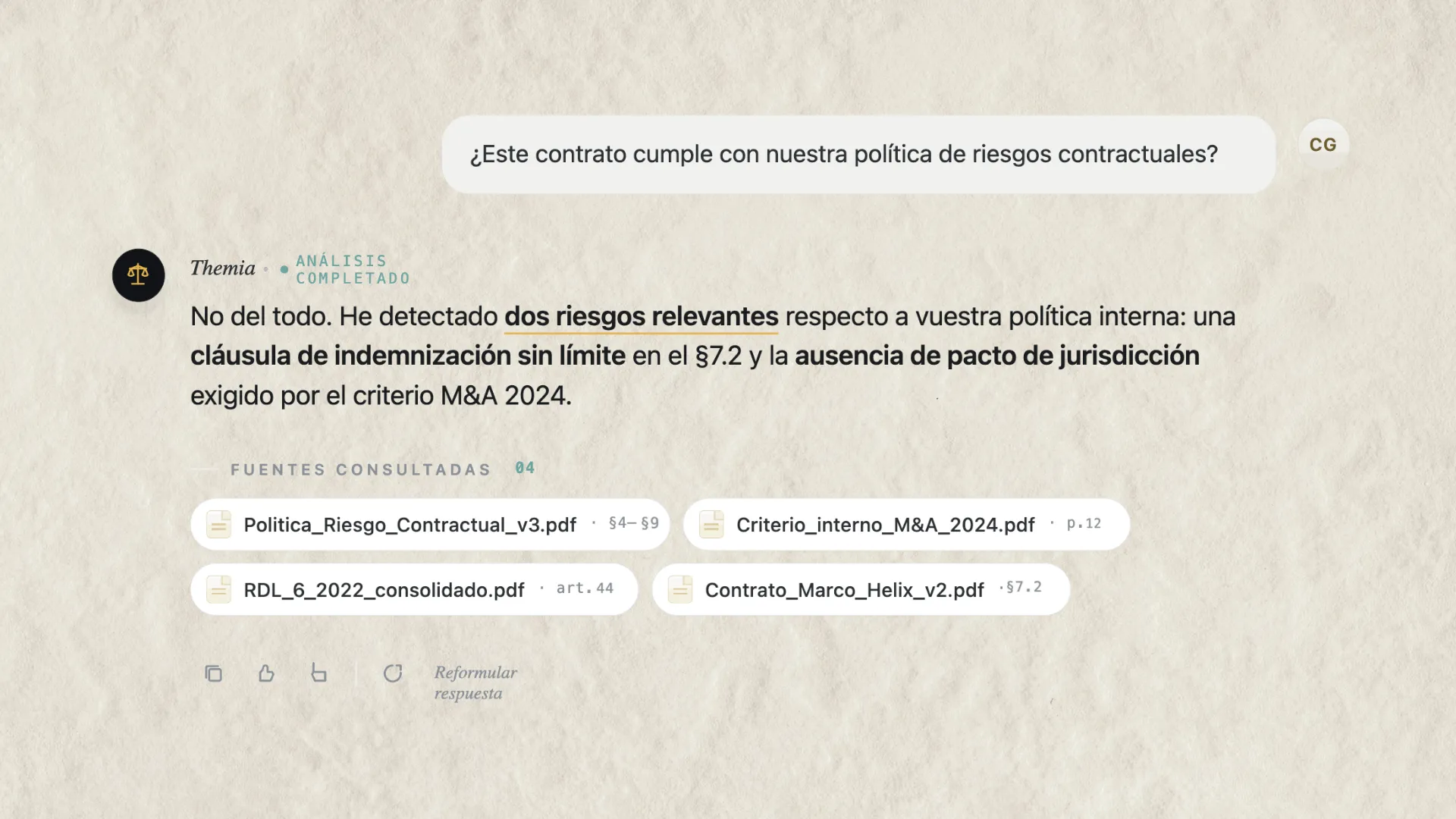 Trazabilidad en cada respuesta