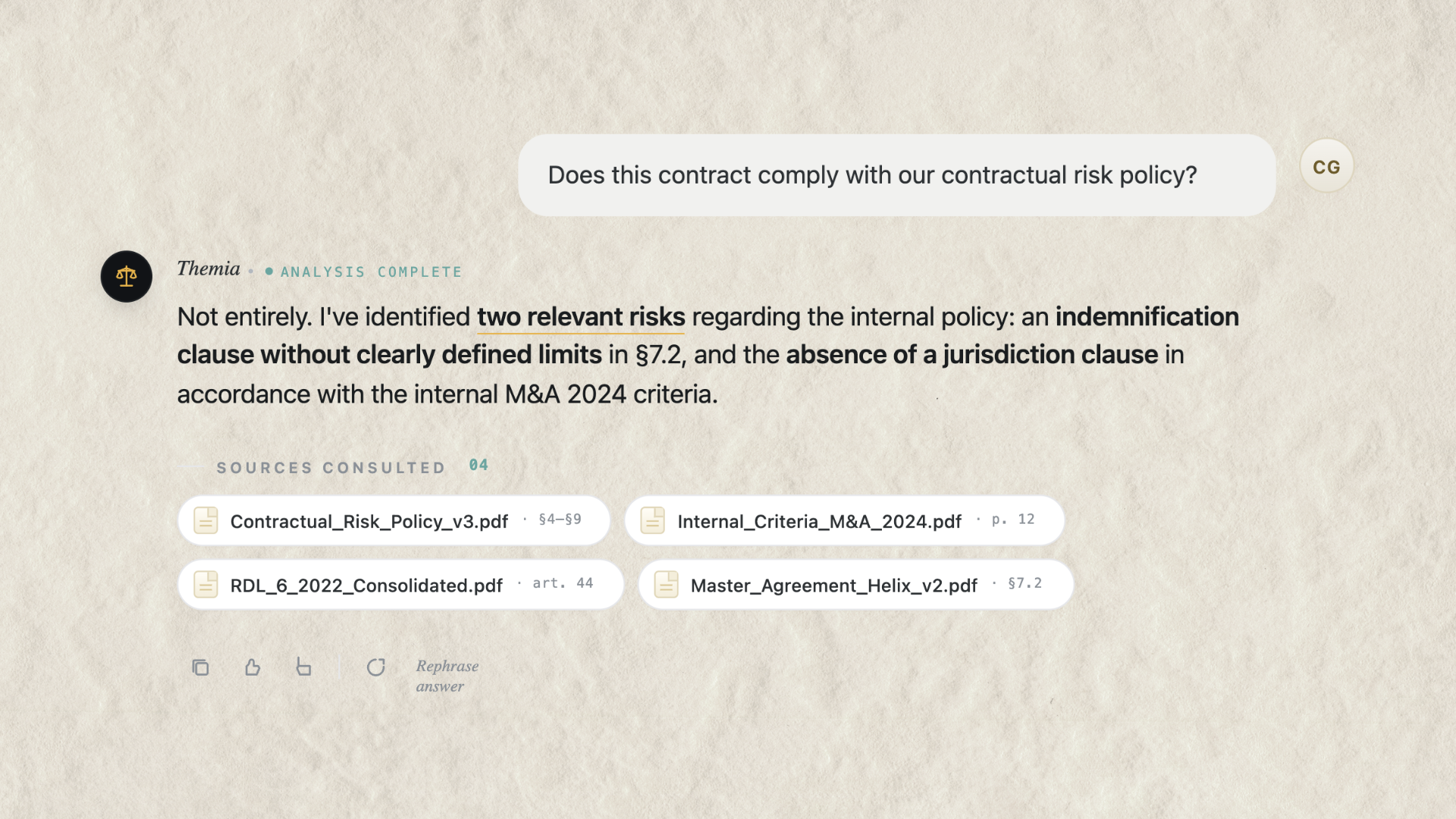 Traceability in every response
