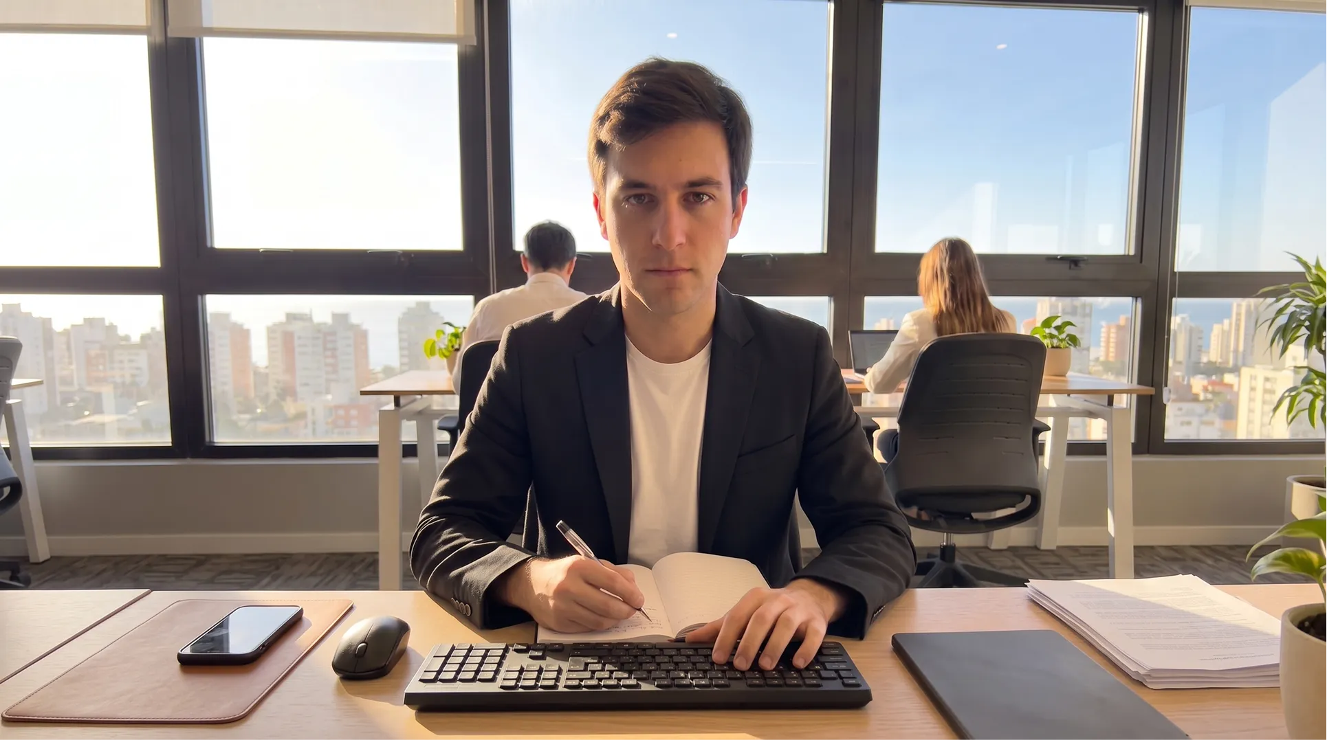 Escritorios de trabajo colaborativo