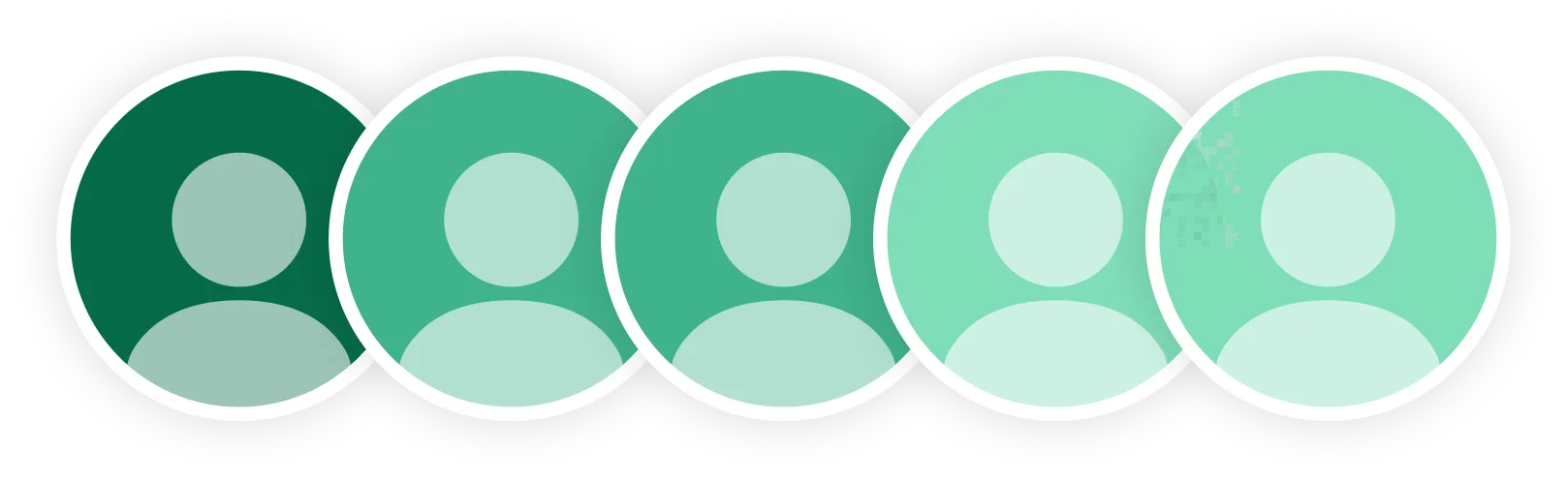 Perfiles conectados que representan la comunidad de empresas y personas de Sinergia