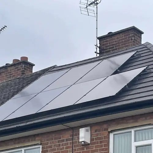 7 x 450w panels on the south facing front of the house