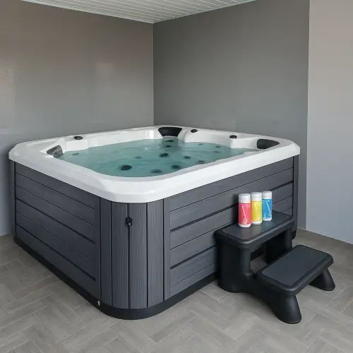 The hot tub thats on 24 x 7 and powered by solar