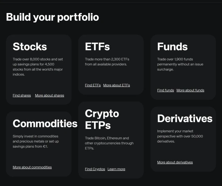 Products available at Scalable Broker