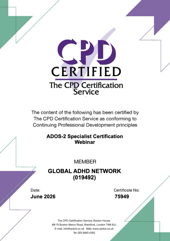 CPD certificate The CPD Certification Service