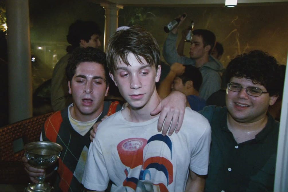 A picture of Thomas, Costa and J.B from Project X looking wasted 