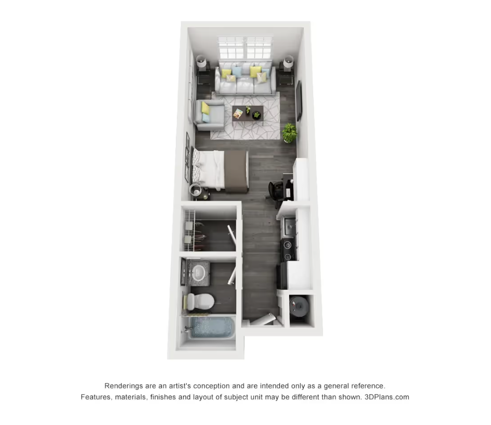 A1 studio layout