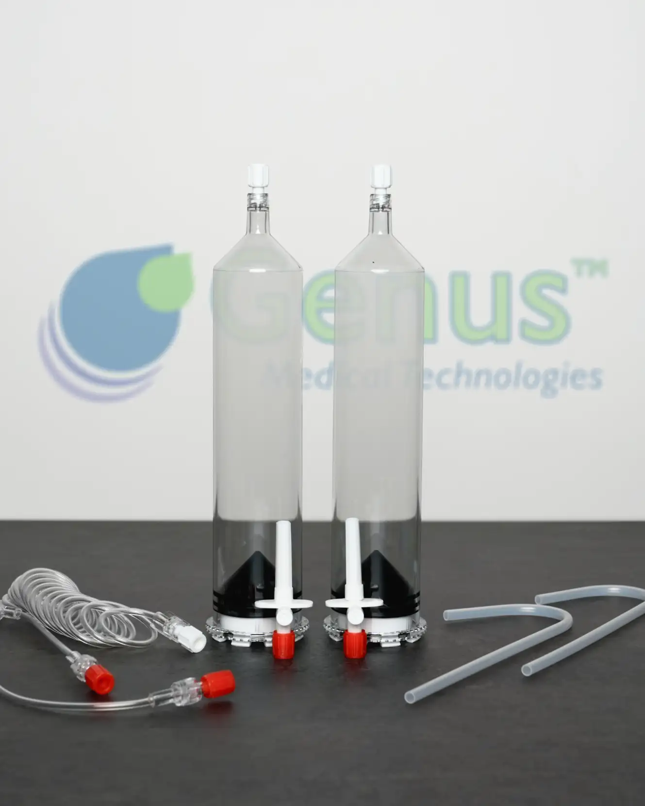 Genus Medical 128-400109 dual 200 mL CT syringe kit for Bracco EmpowerCT injectors