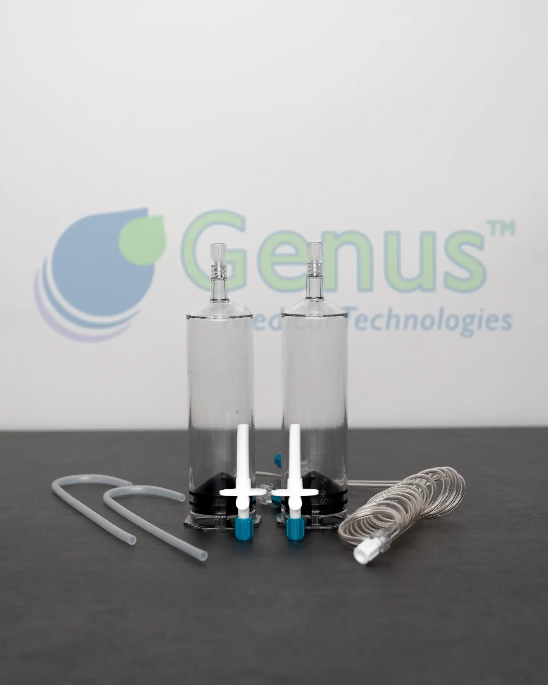 Genus Medical 64-200113 dual 125 mL CT syringe kit for Optivantage injectors