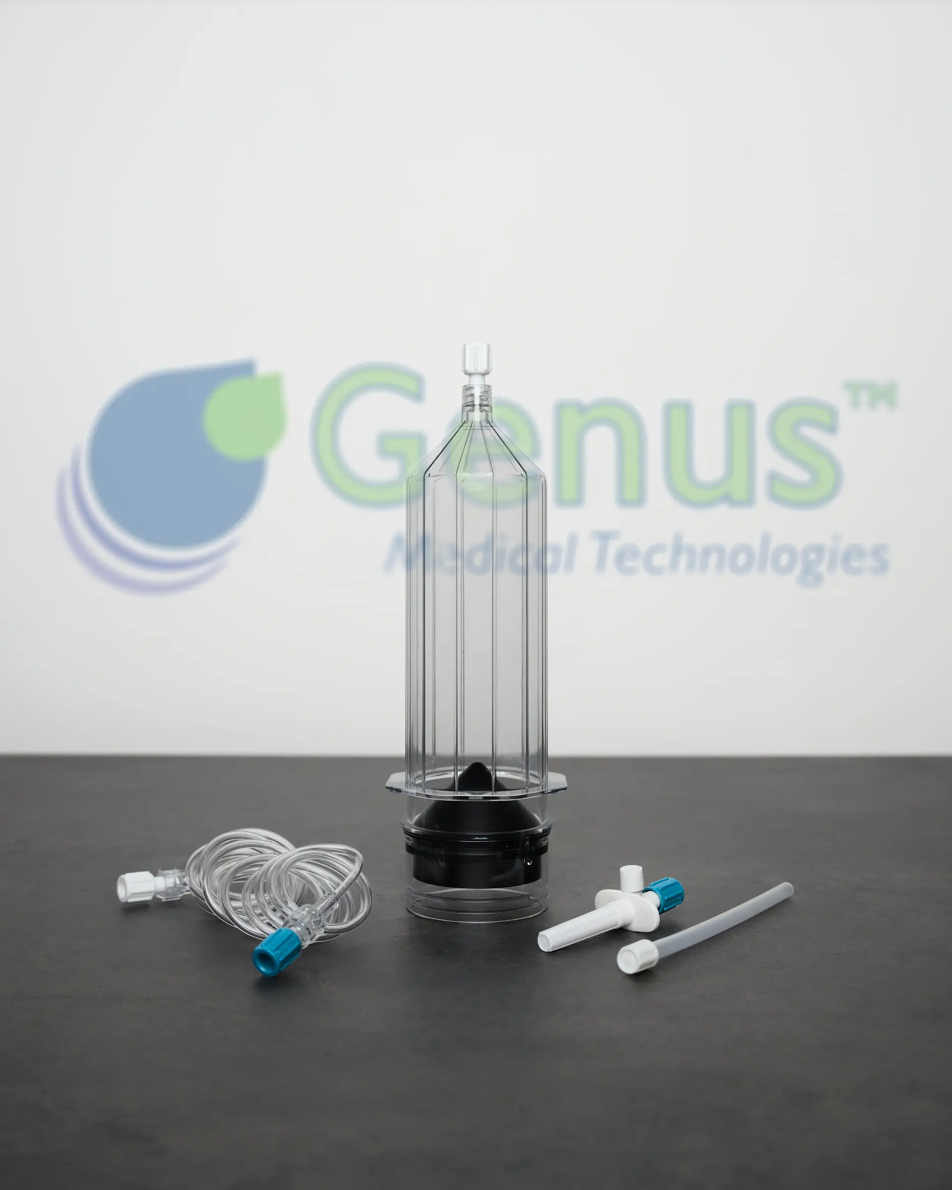 Genus Medical 128-100101S 200 mL CT syringe kit for Medrad Stellant injectors