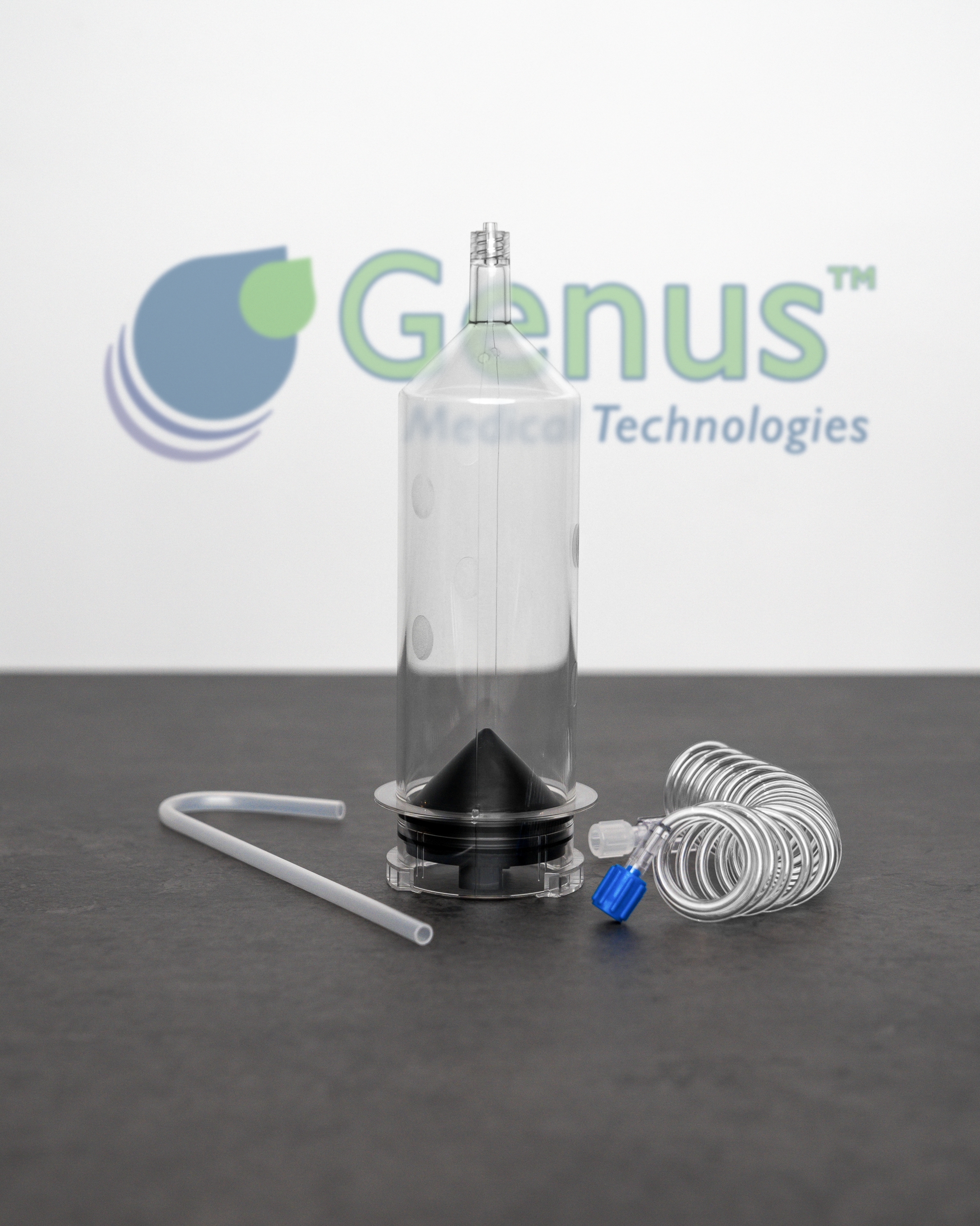 Genus Medical 128-100101 200 mL CT syringe kit for Medrad MCT and Envision CT injectors
