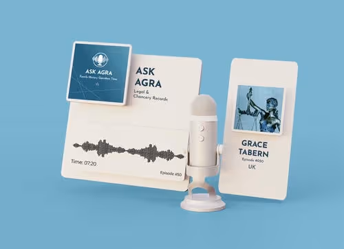 Podcast thumbnail design for AGRA designed by The Branding Fox