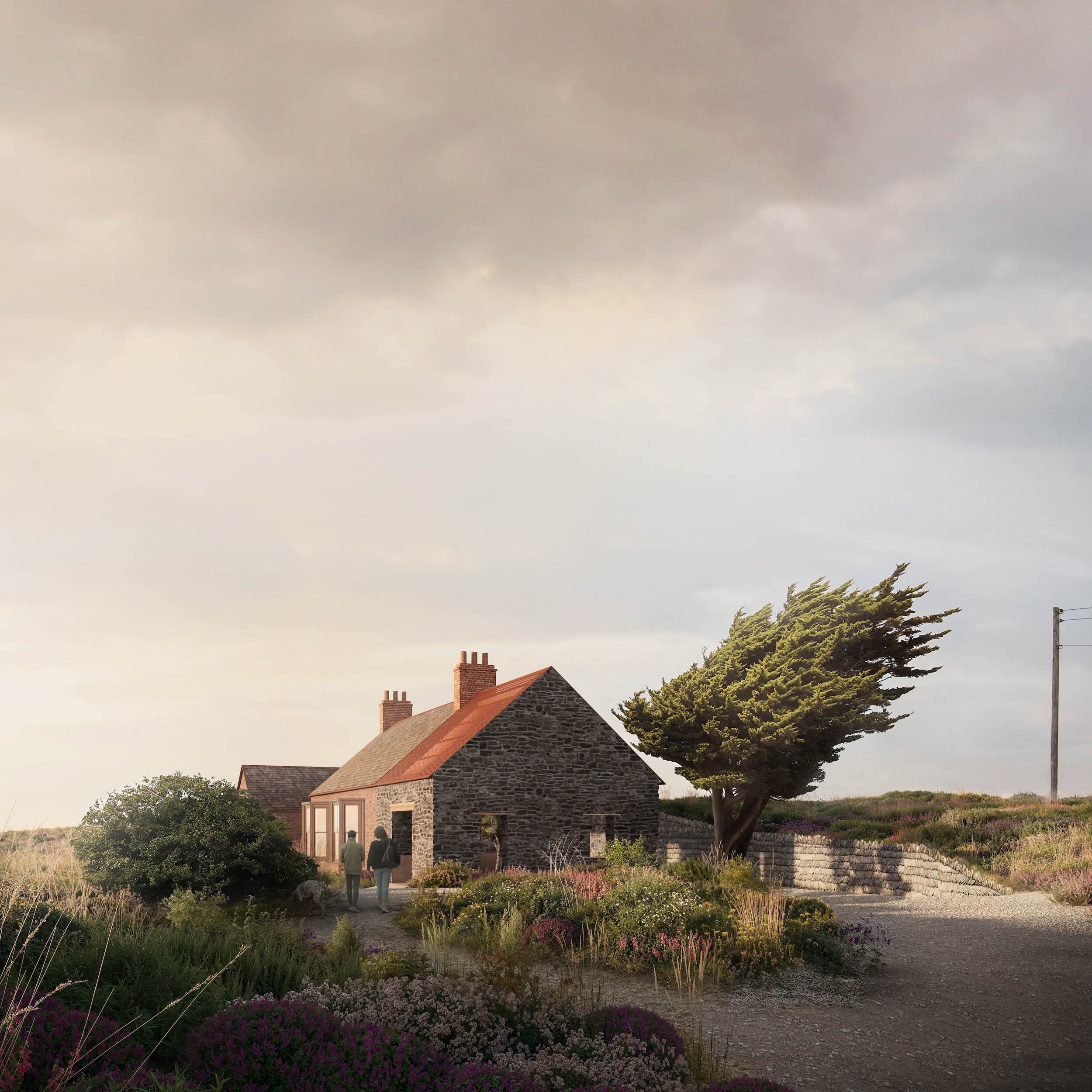 Tower Hamlets Town Hall project in Whitechapel, external photo showing how the building sits on site.