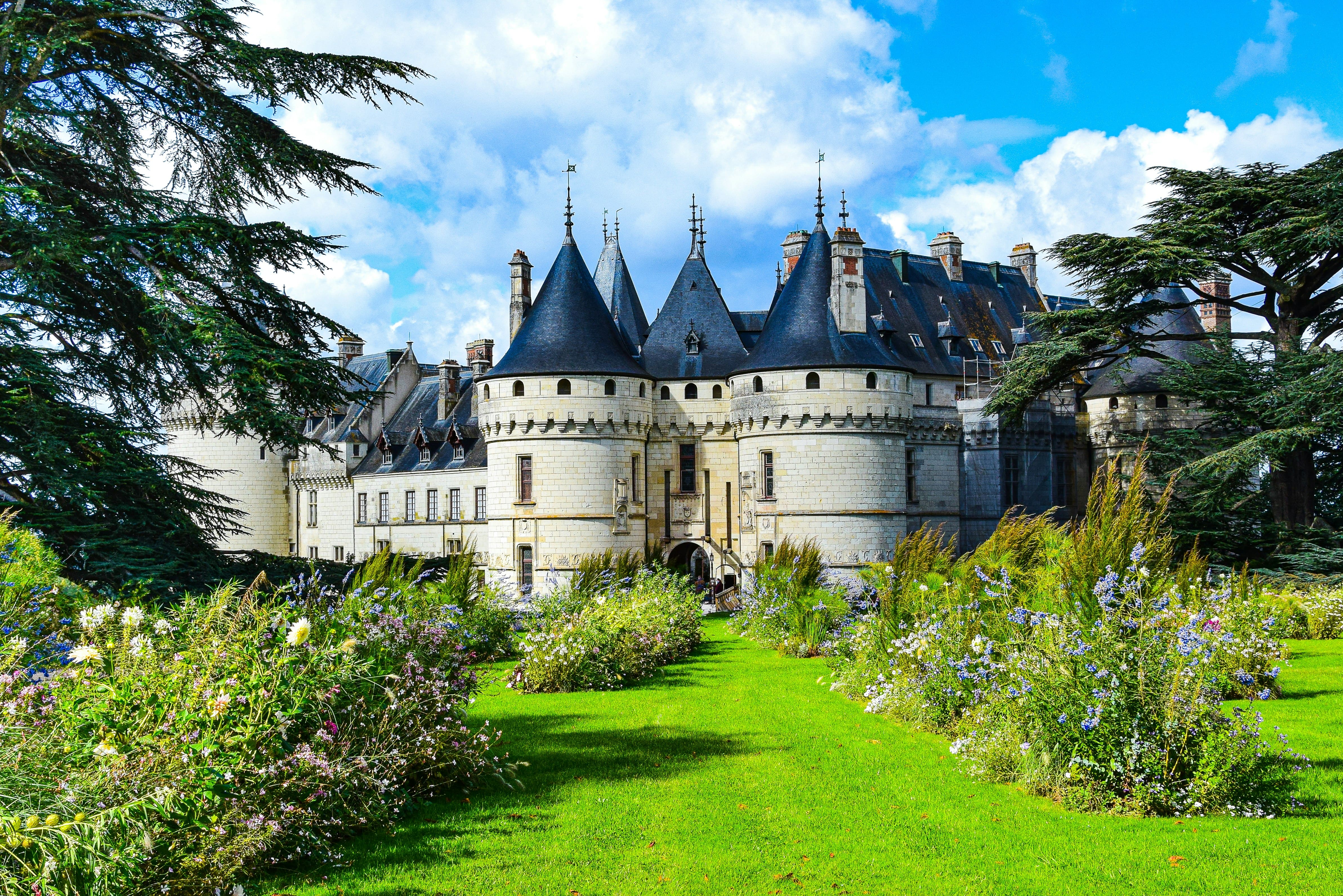 séjour châteaux de la Loire photo du château de Chaumont sur Loire et ses jardins 