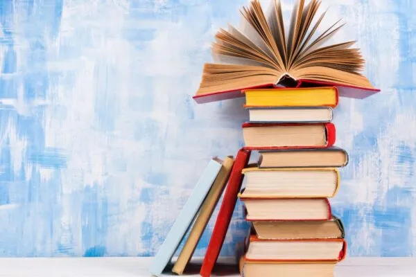 A stack of books for contractors
