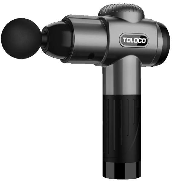 Dark gray massage gun