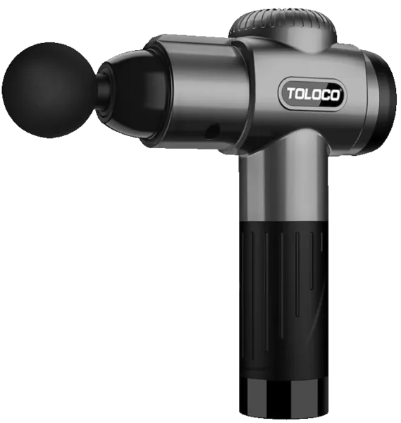 Dark gray massage gun