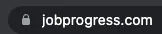 JobProgress URL to login