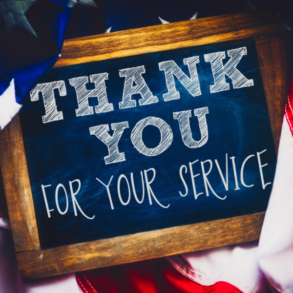 Veteran support Thank you for your service