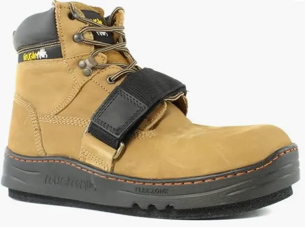 Tan Cougar Paws roofing boots