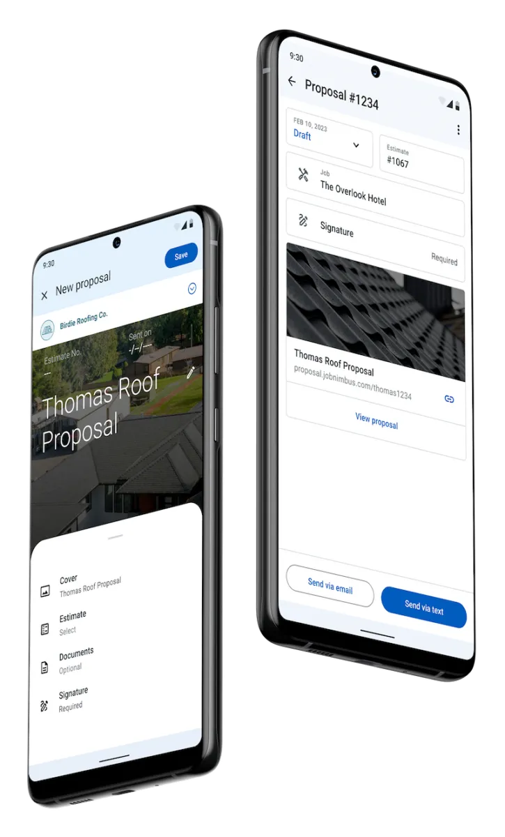 Proposals on Android - JobNimbus