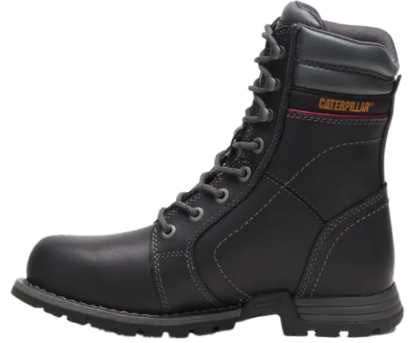 Black roofing boots for women