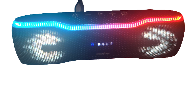 A light up, waterproof outdoor radio